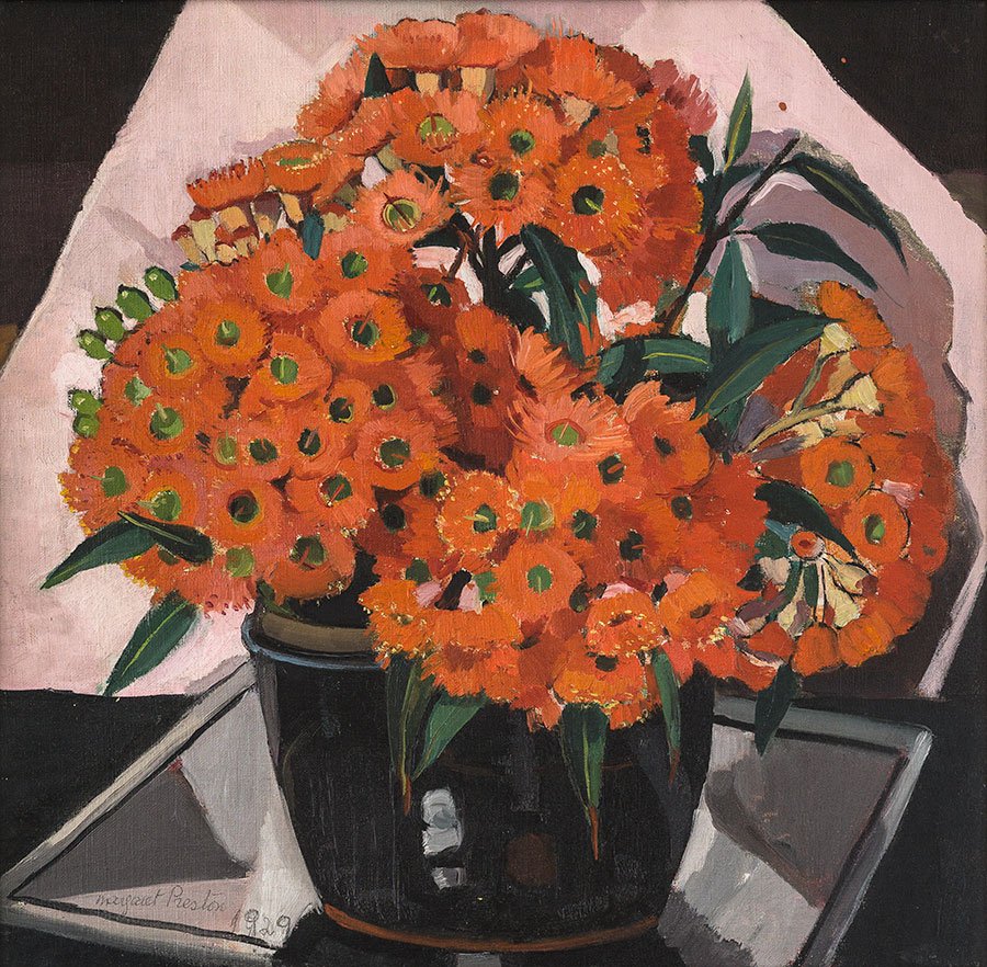 Margaret Preston Coastal gums 1929 Geelong Gallery